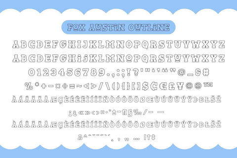 Fox Austin Fonts 4 Style Font Fox7 By Rattana 