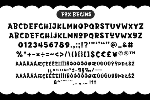 Fox Begins Fons 4 Style Font Fox7 By Rattana 