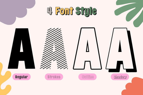 Fox Bighug : 4 Font Style Font Fox7 By Rattana 