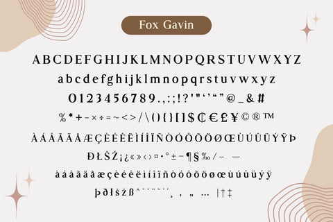 Fox Binley and Fox Sophia Duo Font Font Fox7 By Rattana 