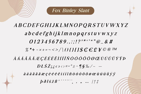Fox Binley and Fox Sophia Duo Font Font Fox7 By Rattana 