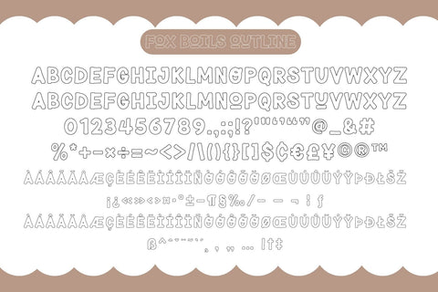 Fox Boils Fonts 4 Style Font Fox7 By Rattana 