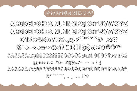 Fox Boils Fonts 4 Style Font Fox7 By Rattana 