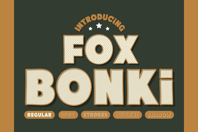 Fox Bonki Font Font Fox7 By Rattana 