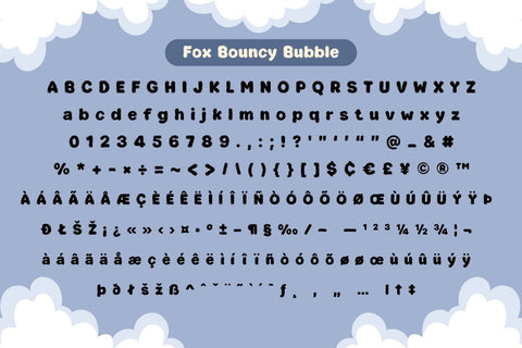 Fox Bouncy Font Font Fox7 By Rattana 