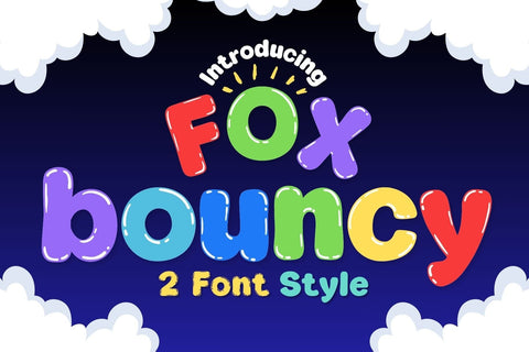 Fox Bouncy Font Font Fox7 By Rattana 