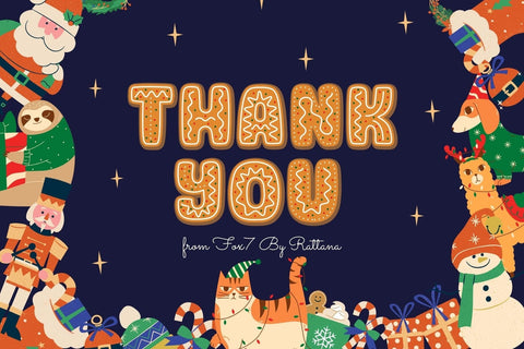 Fox Bread Color Fonts Font Fox7 By Rattana 