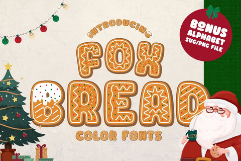 Fox Bread Color Fonts Font Fox7 By Rattana 