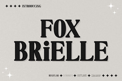 Fox Brielle Font Font Fox7 By Rattana 