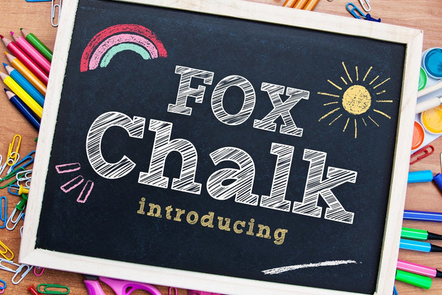 Fox Chalk Font Font Fox7 By Rattana 