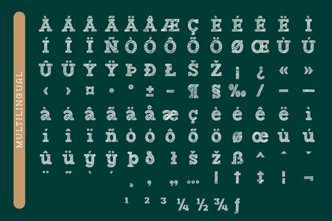 Fox Chalk Font Font Fox7 By Rattana 