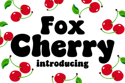 Fox Cherry Font Font Fox7 By Rattana 