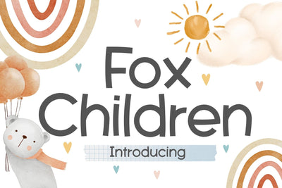 Fox Children Font Font Fox7 By Rattana 