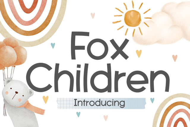 Fox Children Font Font Fox7 By Rattana 