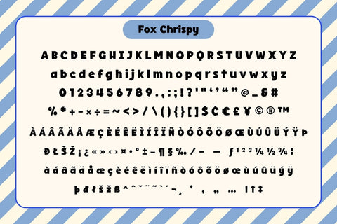 Fox Chrispy 4 Font Styles Font Fox7 By Rattana 