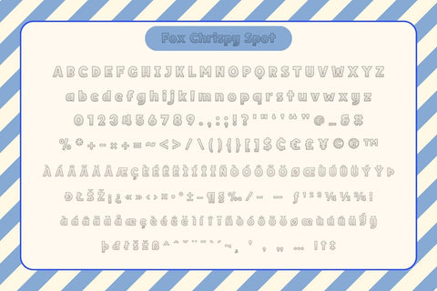 Fox Chrispy 4 Font Styles Font Fox7 By Rattana 