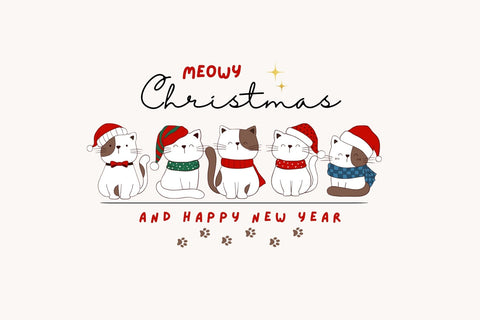 Fox Christmas Doodle Dingbat Font Font Fox7 By Rattana 