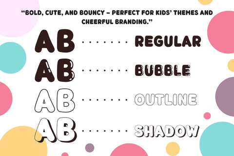 Fox Chubby : 4 Font Styles Font Fox7 By Rattana 
