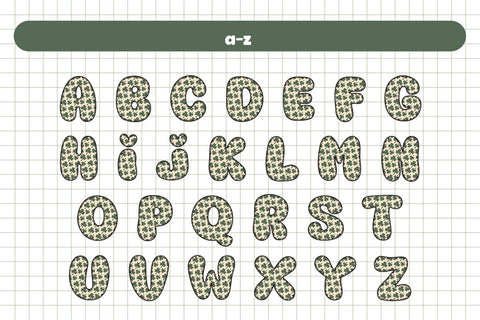 Fox Clover Color Font Font Fox7 By Rattana 