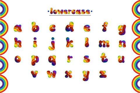 Fox Colorful Font Font Fox7 By Rattana 