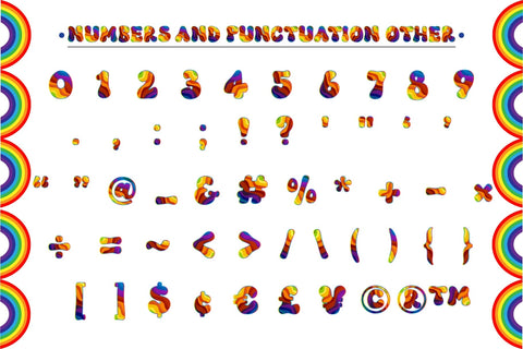 Fox Colorful Font Font Fox7 By Rattana 