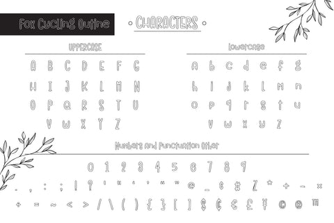 Fox Cycling Font Duo Font Fox7 By Rattana 