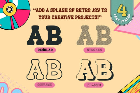 Fox Cynthia : 4 Font Style Font Fox7 By Rattana 