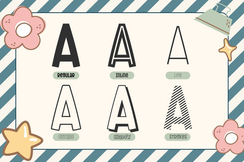 Fox Daniel : 6 Font Styles SVG Fox7 By Rattana 