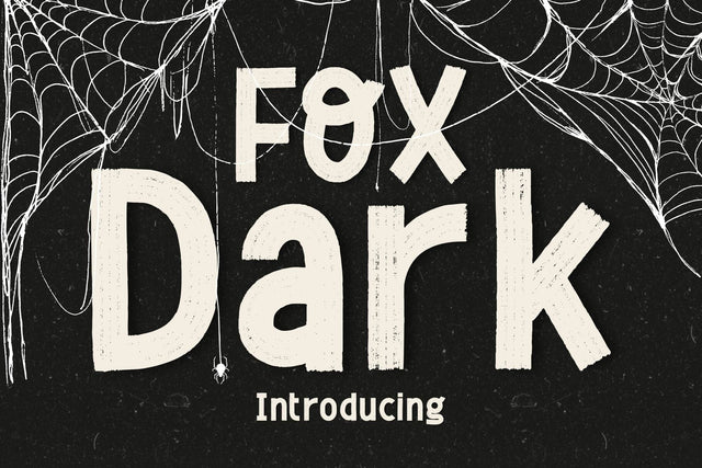 Fox Dark Font Font Fox7 By Rattana 
