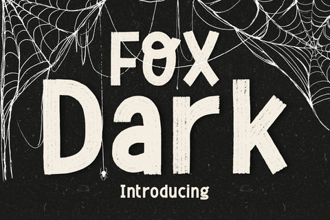 Fox Dark Font Font Fox7 By Rattana 