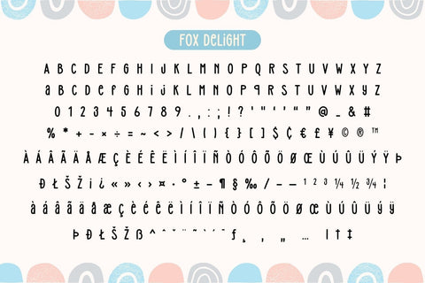 Fox Delight Font Font Fox7 By Rattana 