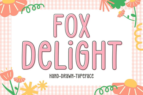 Fox Delight Font Font Fox7 By Rattana 