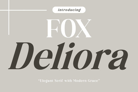 Fox Deliora Font Font Fox7 By Rattana 
