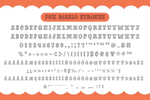 Fox Diablo Fonts 5 Style Font Fox7 By Rattana 