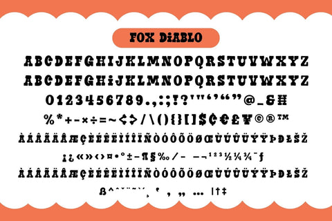 Fox Diablo Fonts 5 Style Font Fox7 By Rattana 