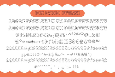 Fox Diablo Fonts 5 Style Font Fox7 By Rattana 