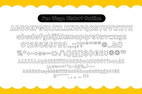 Fox Diego Fonts 5 Style Font Fox7 By Rattana 