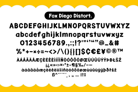 Fox Diego Fonts 5 Style Font Fox7 By Rattana 
