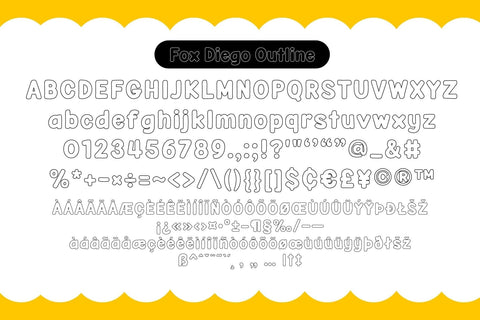 Fox Diego Fonts 5 Style Font Fox7 By Rattana 