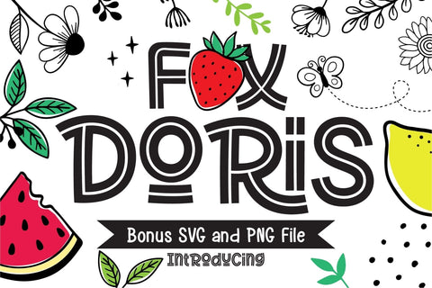 Fox Doris Font Font Fox7 By Rattana 