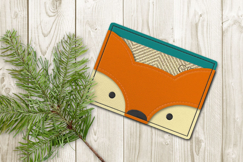 Fox Face Gift Card Holder ITH Applique Embroidery Embroidery/Applique DESIGNS Risa Rocks It 