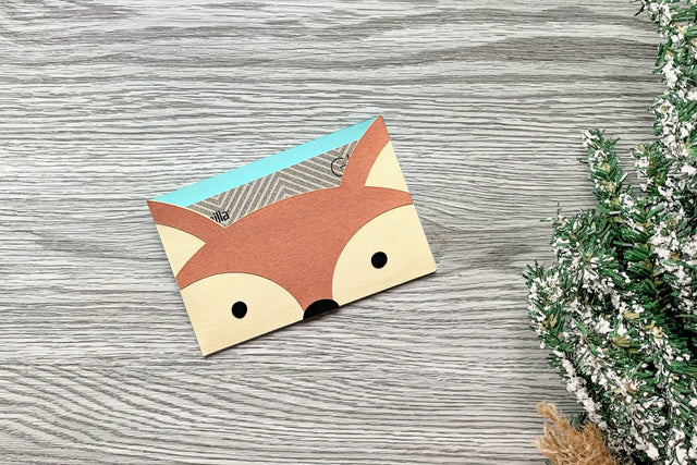 Fox Face Gift Card Holder SVG SVG Risa Rocks It 