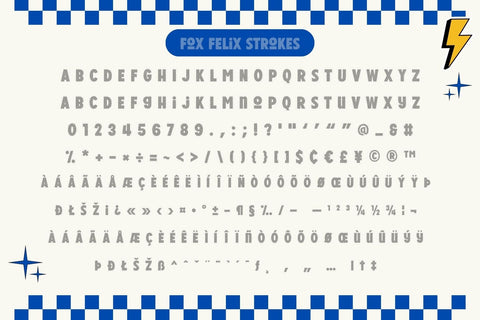 Fox Felix: 4 Font Styles Font Fox7 By Rattana 