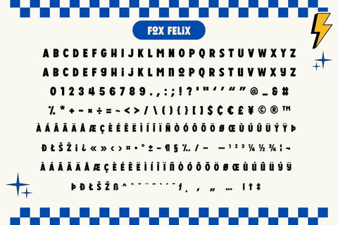 Fox Felix: 4 Font Styles Font Fox7 By Rattana 