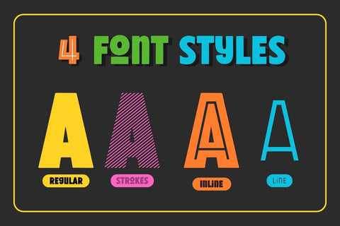 Fox Felix: 4 Font Styles Font Fox7 By Rattana 