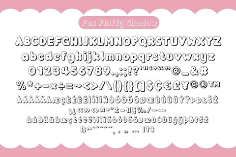 Fox Fluffy Fonts 5 Style Font Fox7 By Rattana 