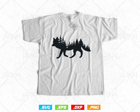 Fox Forest Outdoor Hiking Camping Hunting Svg Png, Hunting Gifts for Men, Svg Files for Cricut Silhouette Decal, Instant Download SVG DesignDestine 