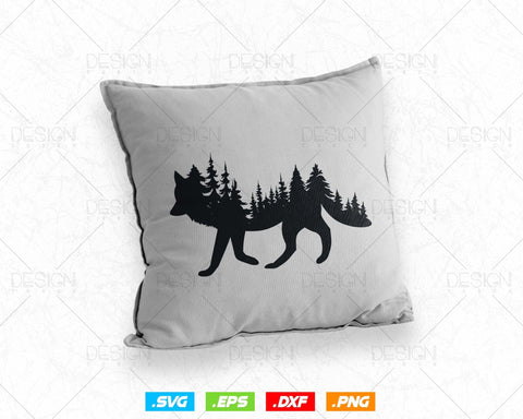 Fox Forest Outdoor Hiking Camping Hunting Svg Png, Hunting Gifts for Men, Svg Files for Cricut Silhouette Decal, Instant Download SVG DesignDestine 