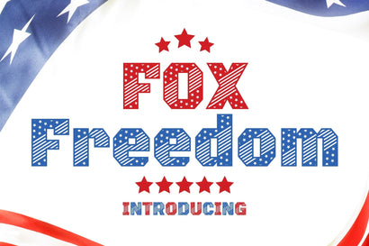 Fox Freedom Font Font Fox7 By Rattana 