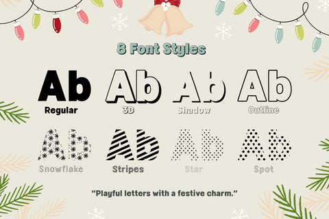 Fox Fresh : 8 Font Styles Font Fox7 By Rattana 
